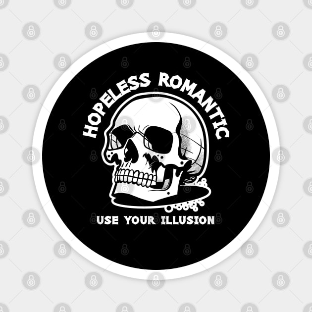 HOPELESS ROMANTIC Magnet by artslaves